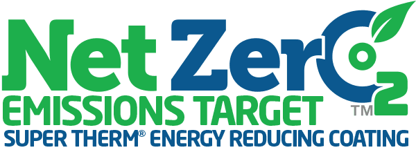 Net Zero Emissions Target Super Therm® Energy Reducing Coating logo